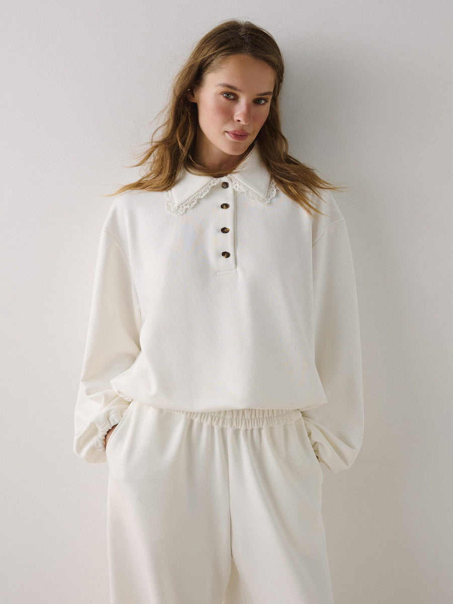 Trousers Basic Milk