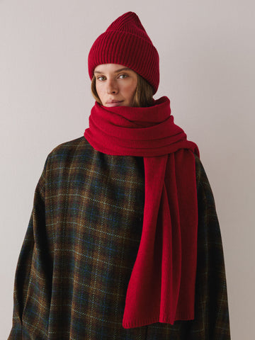 Basic scarf with cashmere