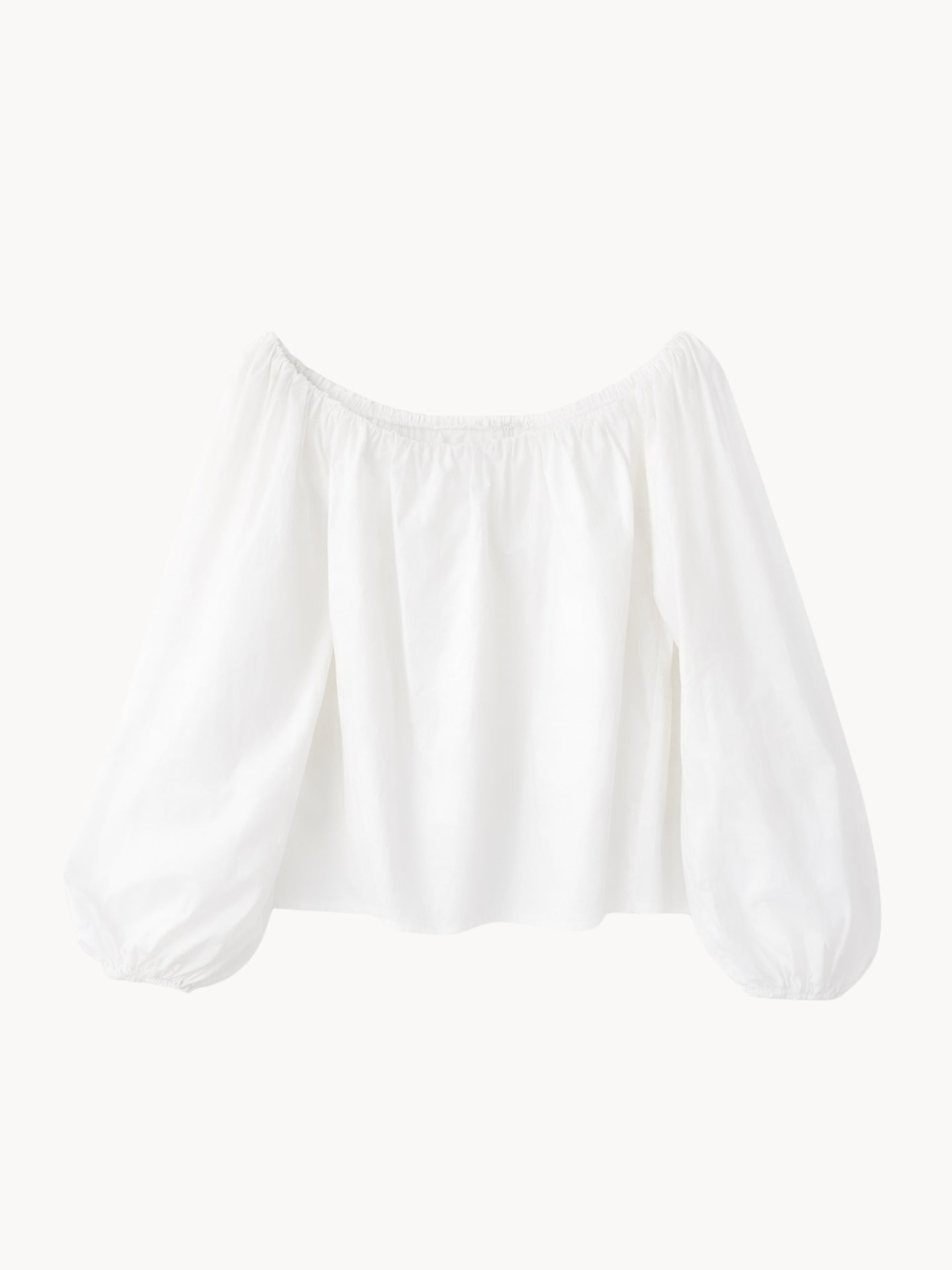 Harmony blouse with dropped shoulders White