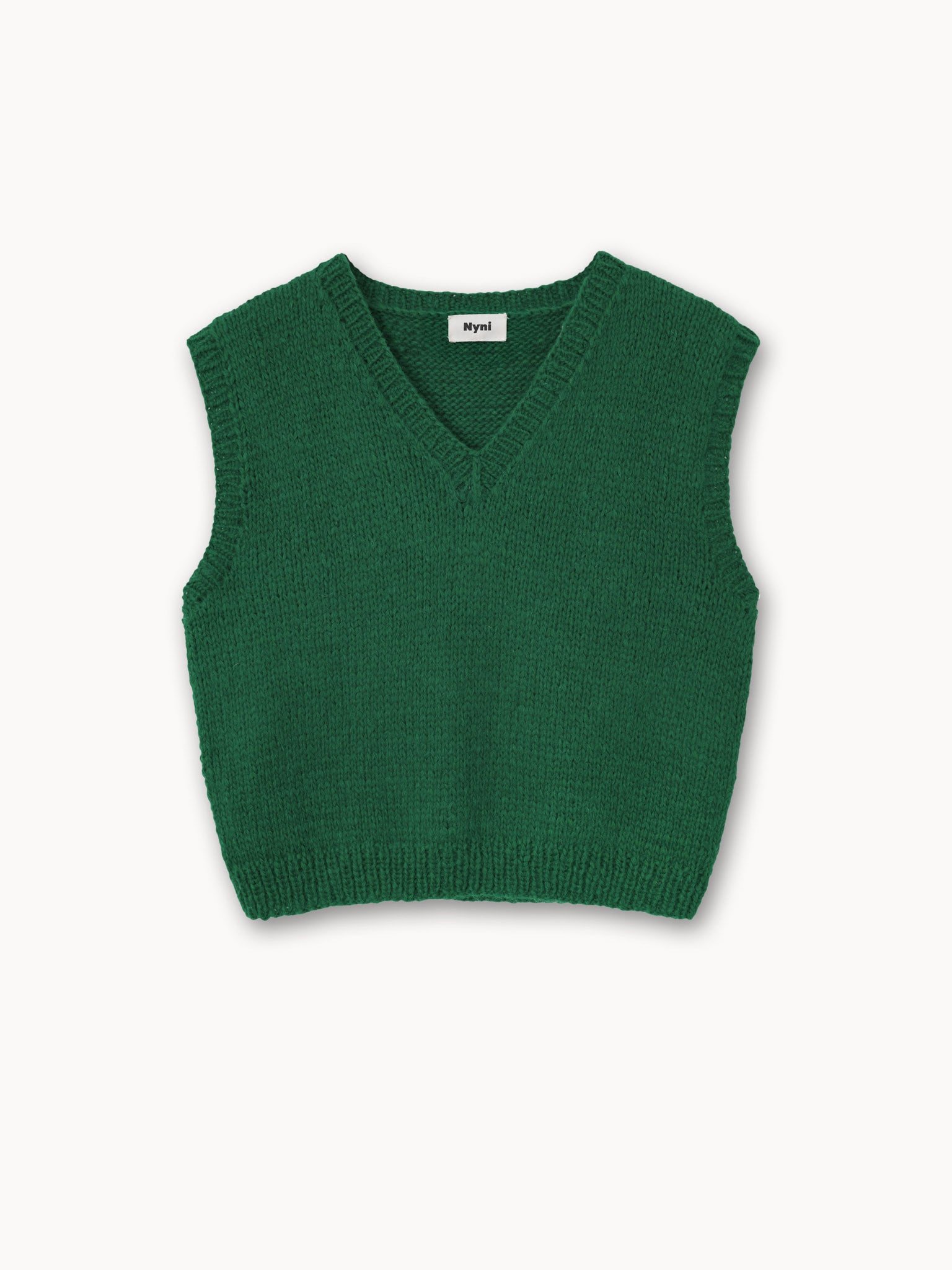 Жилетка з вовни альпаки Coziness – Green