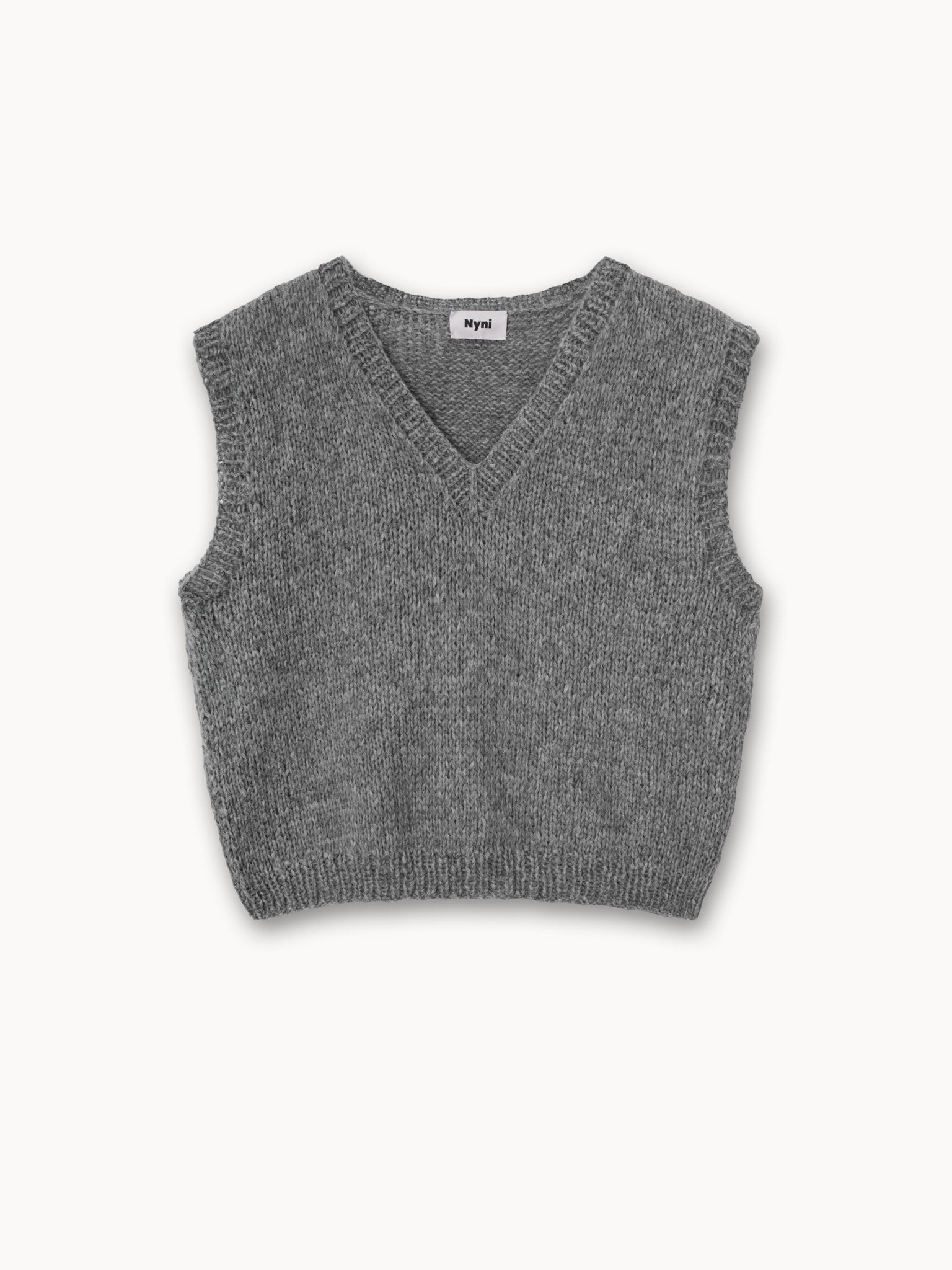 Жилетка з вовни альпаки Coziness – Grey