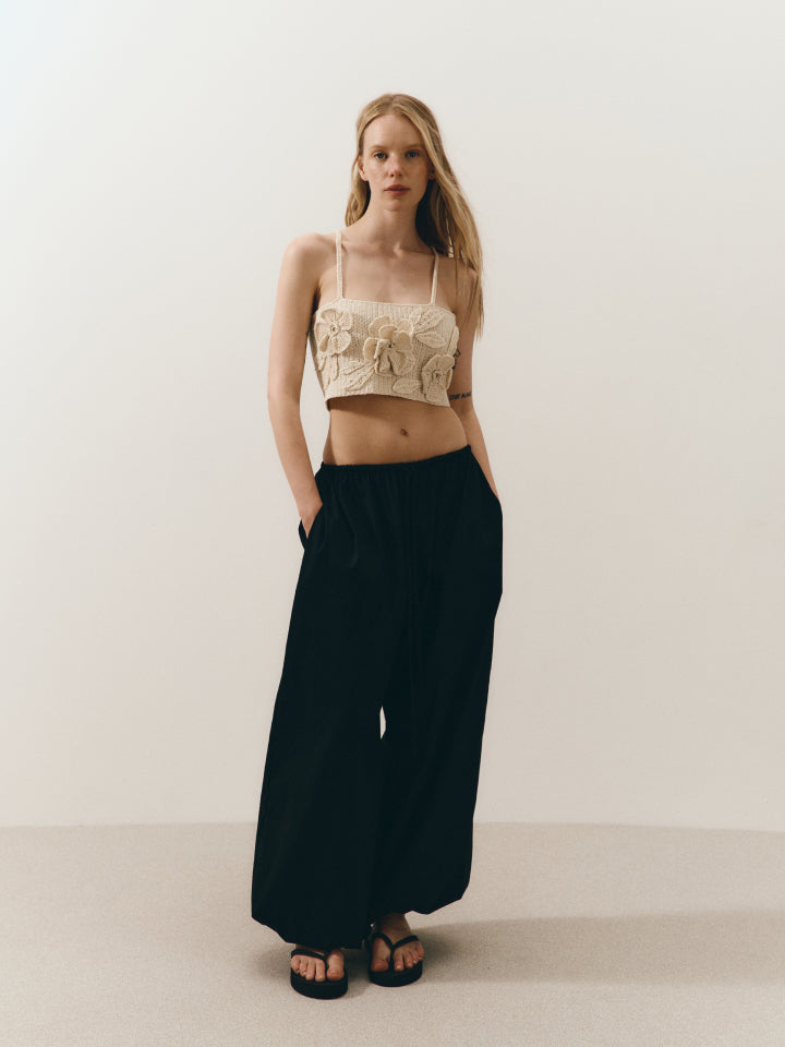 Handmade top - Flowers