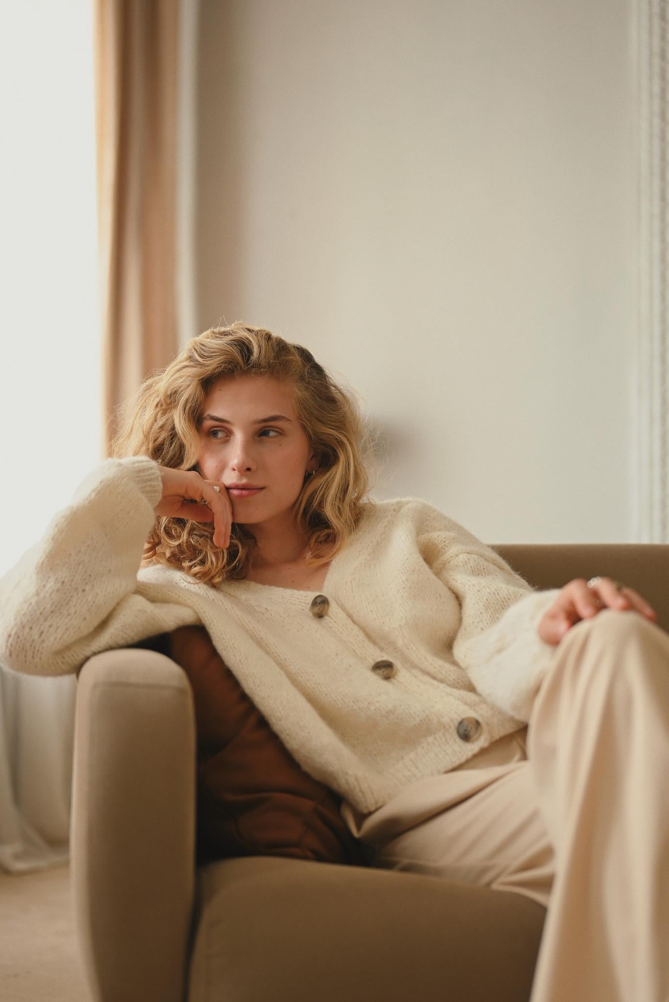 Handmade cardigan Touch