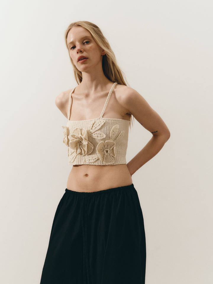 Handmade top - Flowers