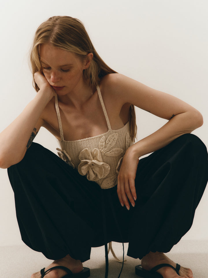Handmade top - Flowers
