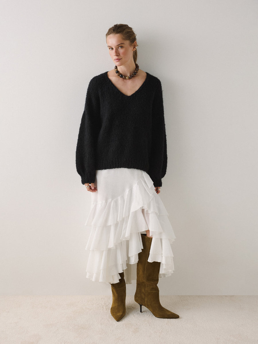 Skirt Waves with ruffles