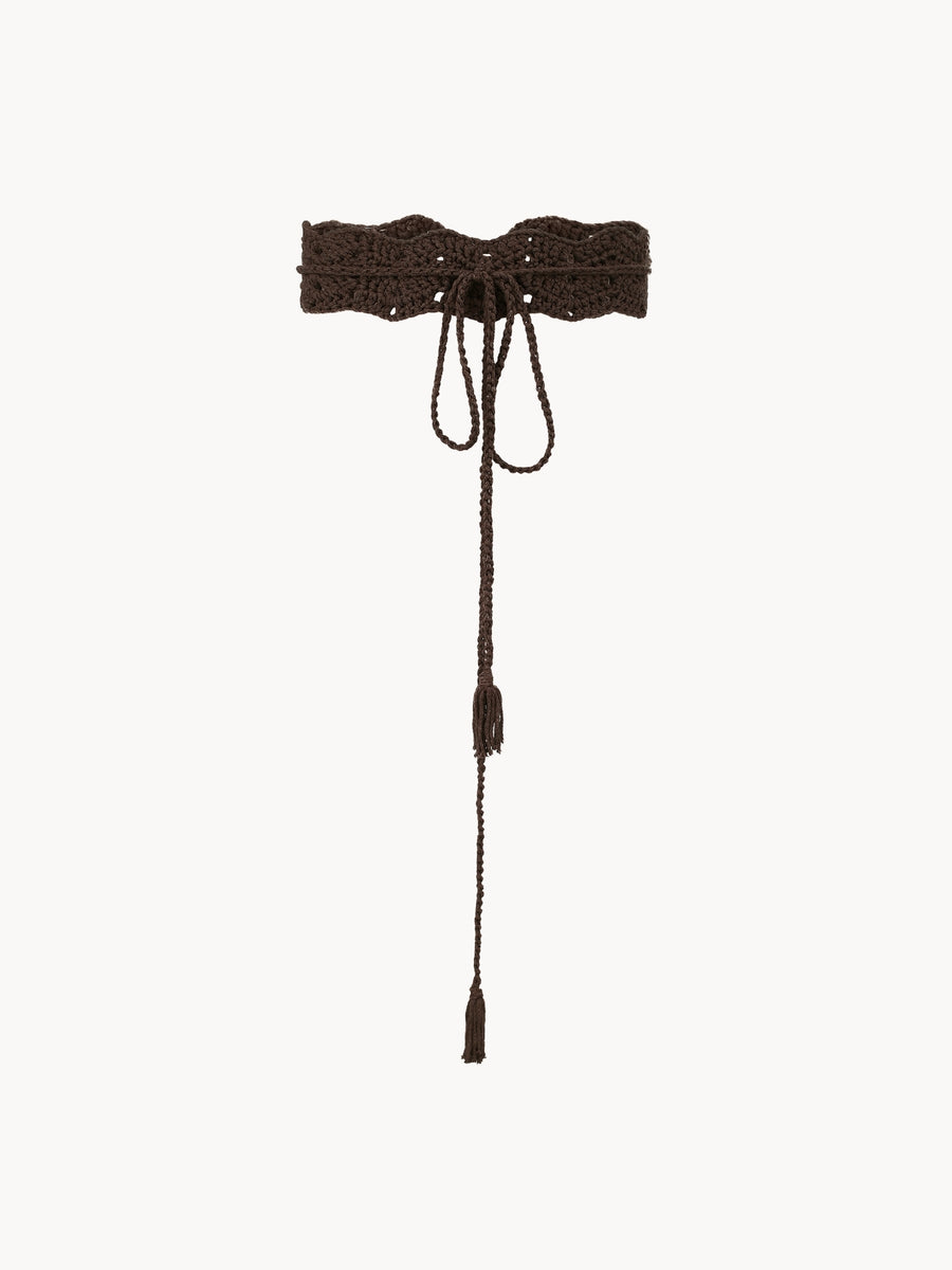 Handmade belt Krayka Brown