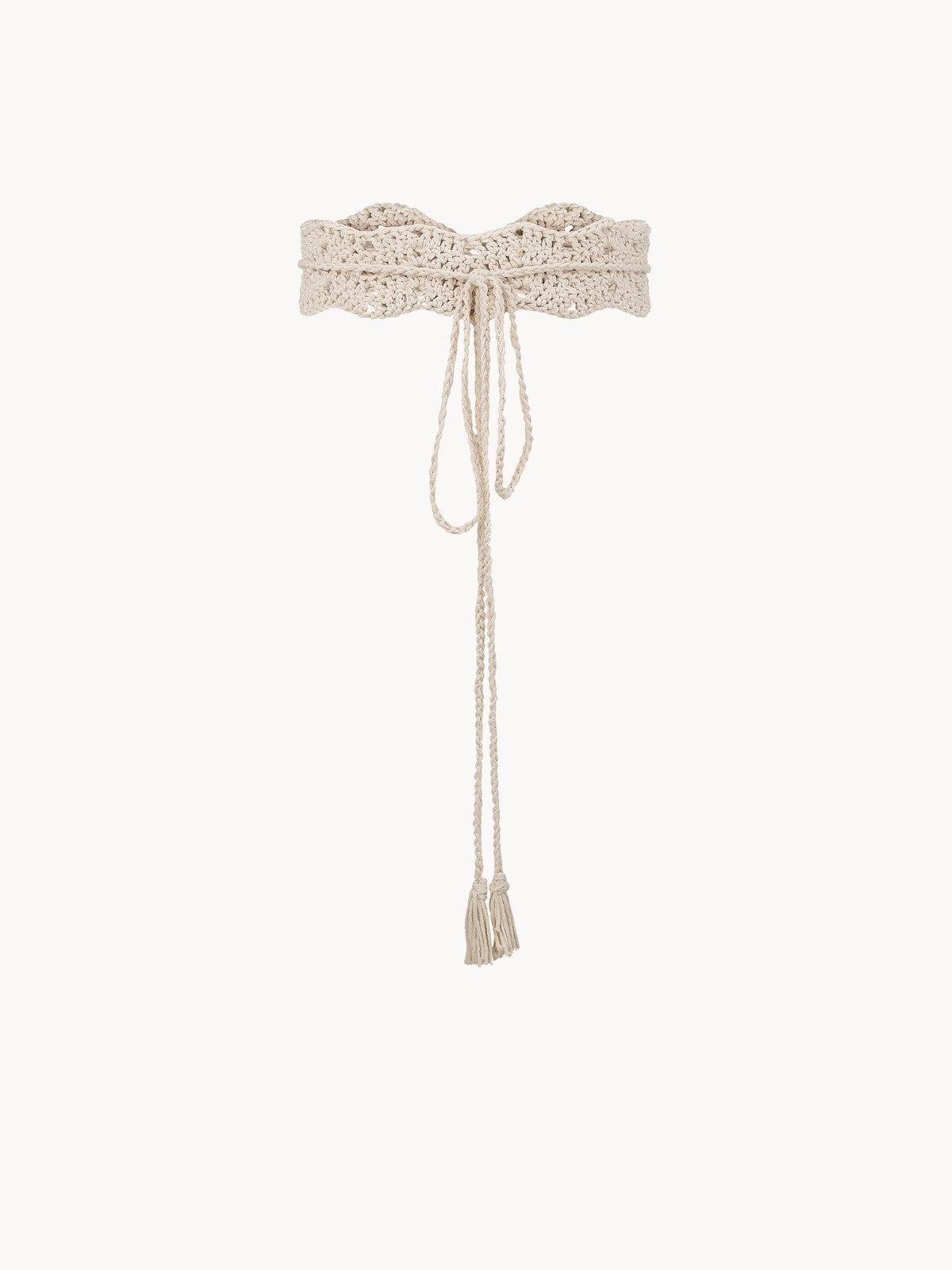 Handmade belt Krayka Beige