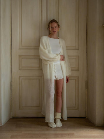Cloud Knitted Kimono