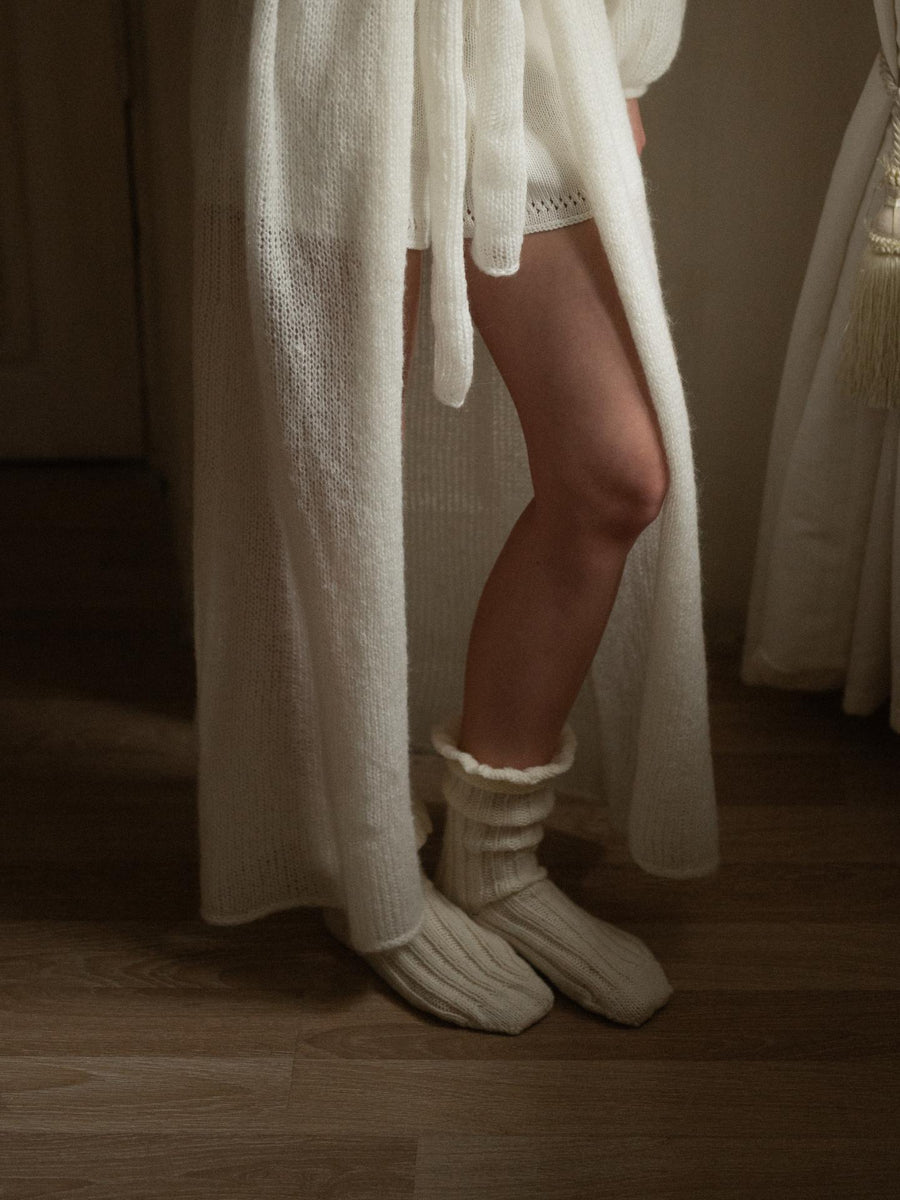 Довгий вʼязаний кардиган Cloud