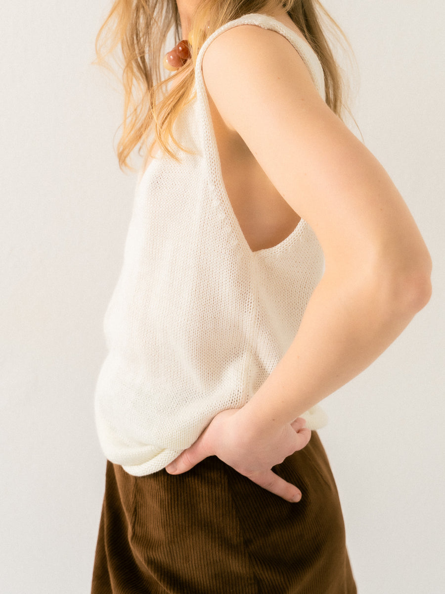 Handknitted tank Sensual