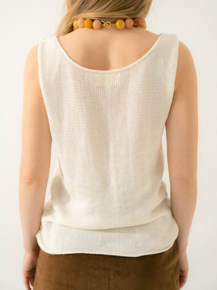 Handknitted tank Sensual