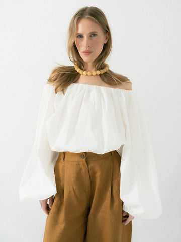 Блуза Harmony зі спущеними плечима