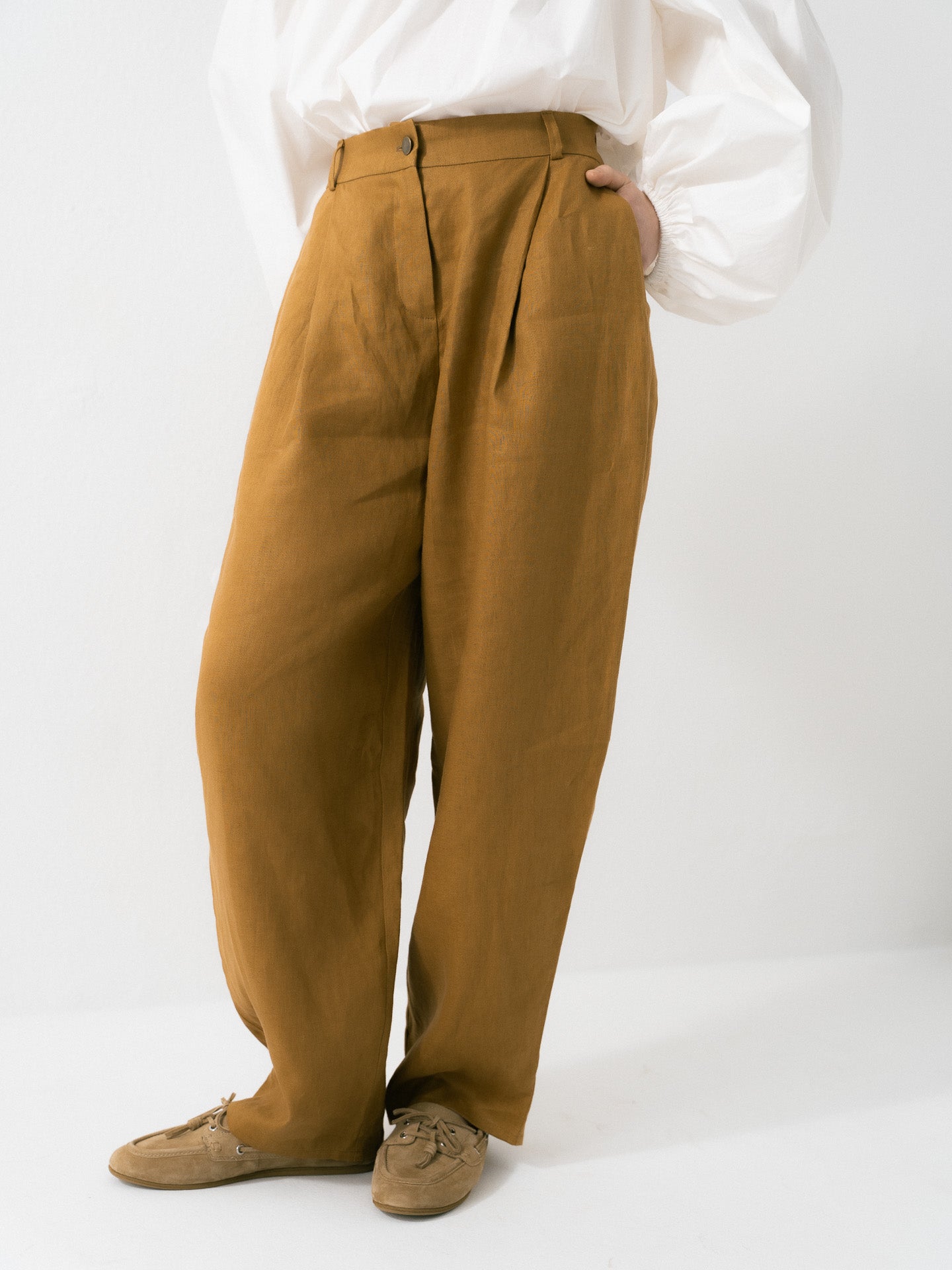 Linen Tailored Trousers
