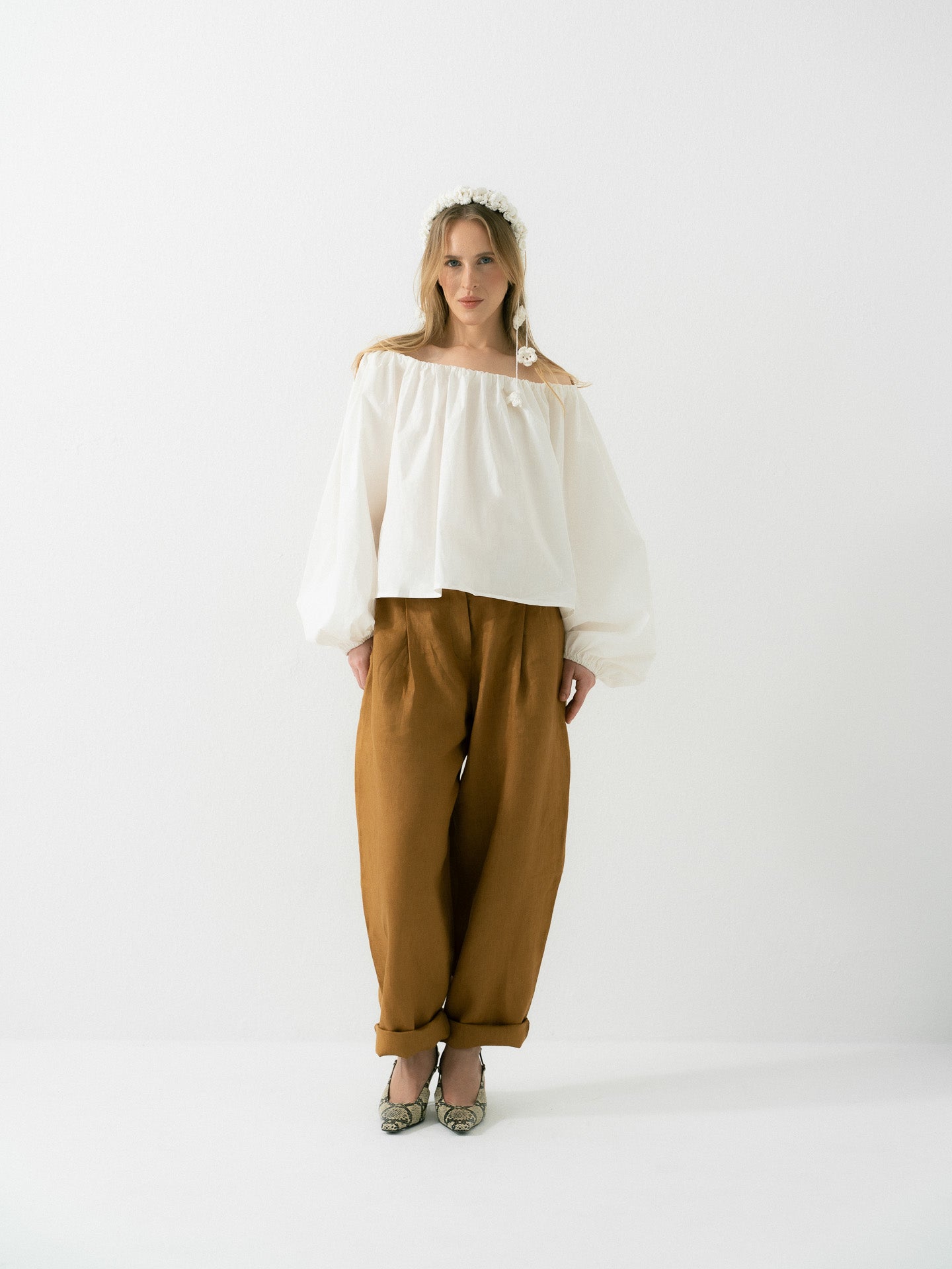 Linen Tailored Trousers