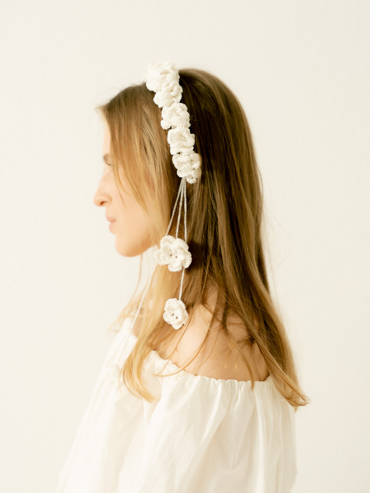 Headband with flowers
