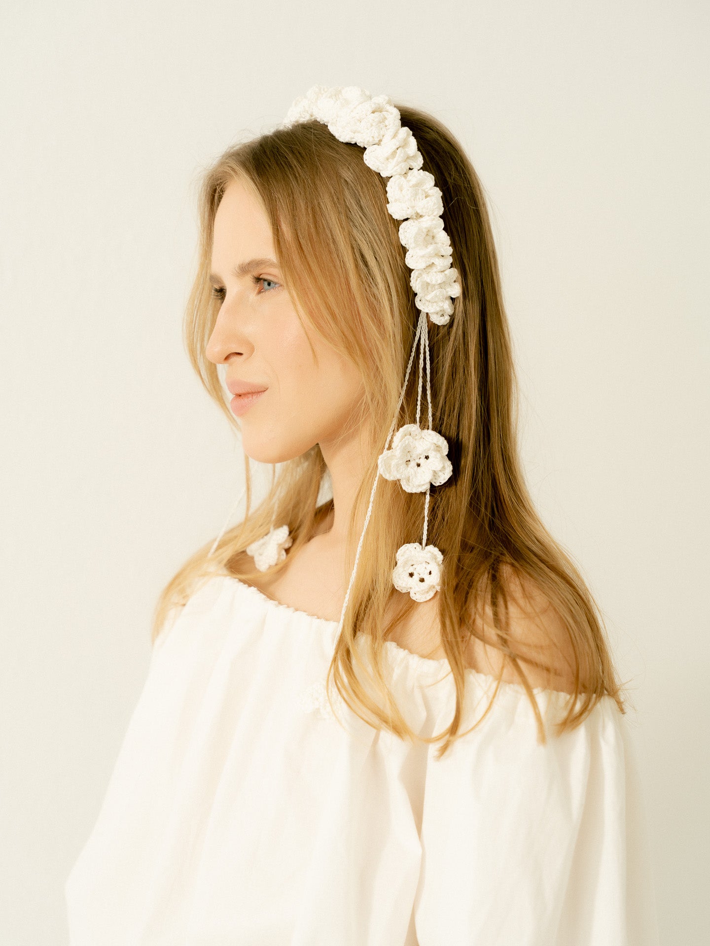 Headband with flowers