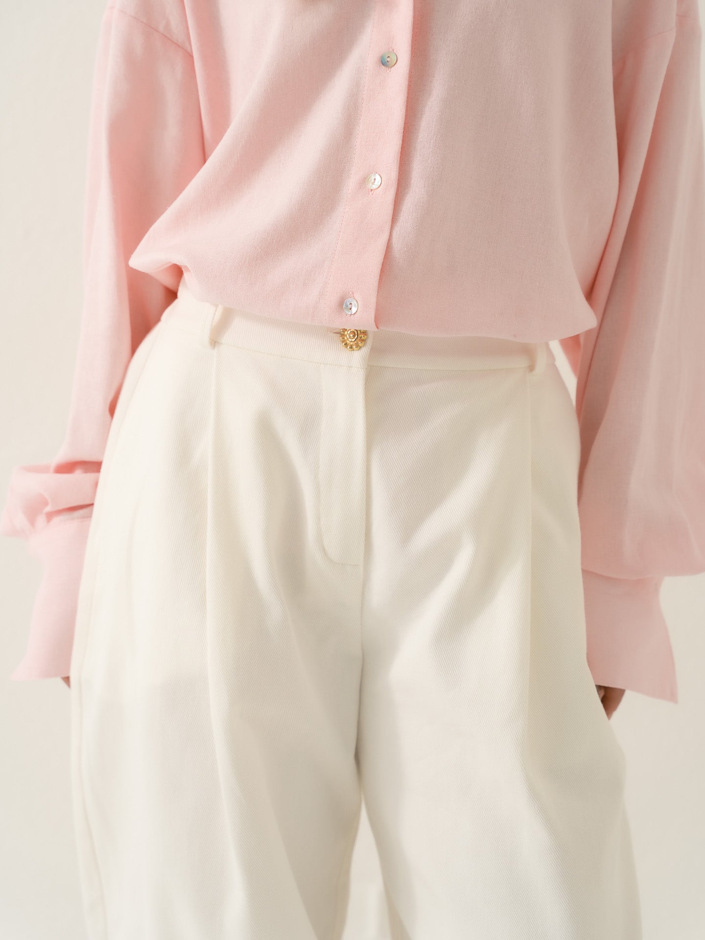 Denim Tailored Trousers