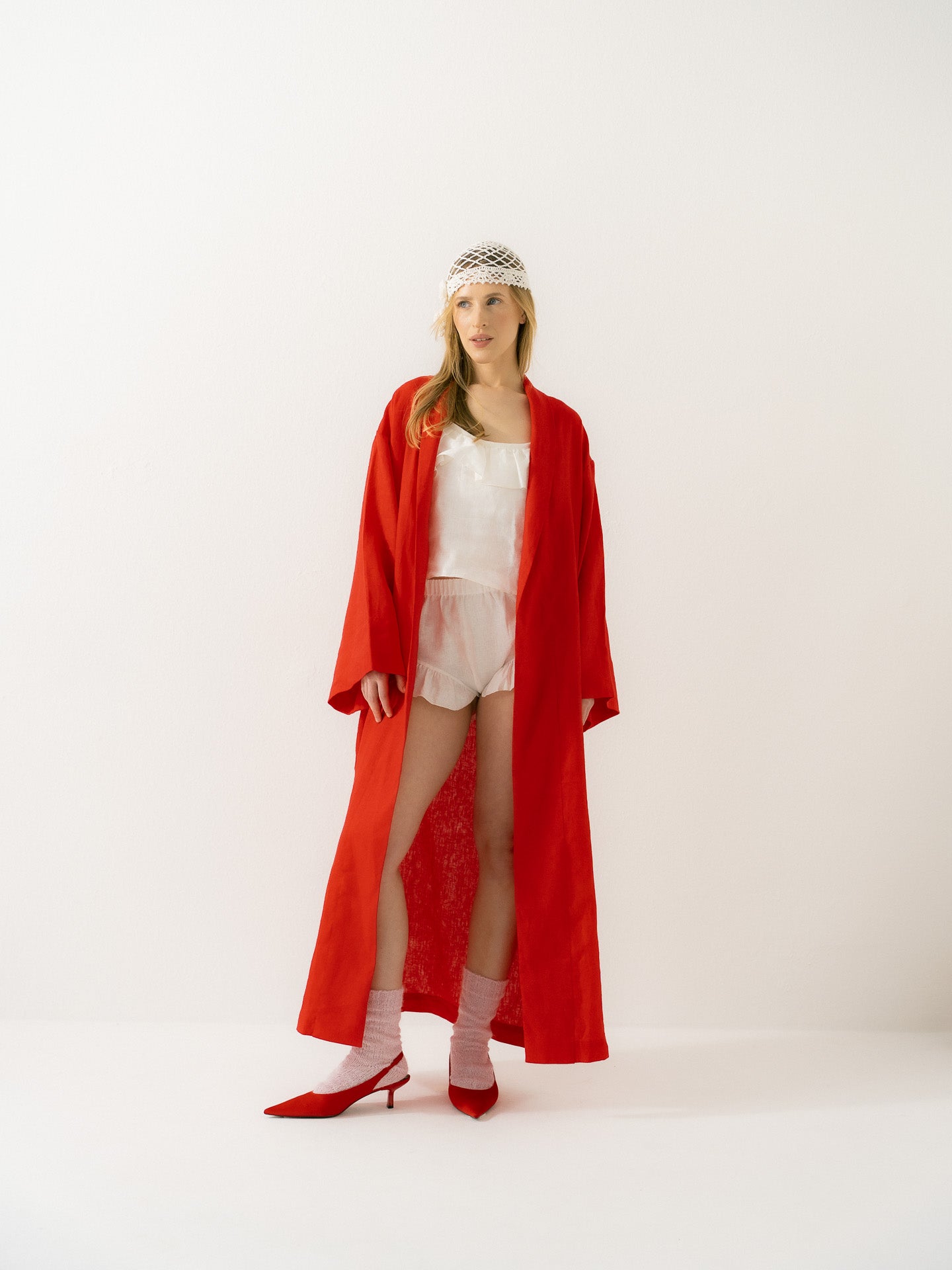 Linen kimono Zagrava