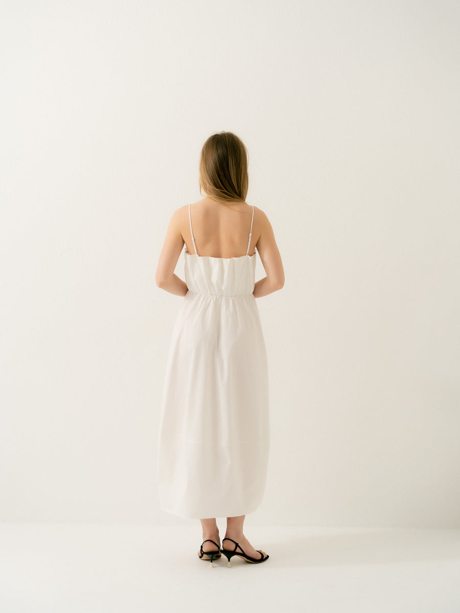 Dress Harmony with belt White