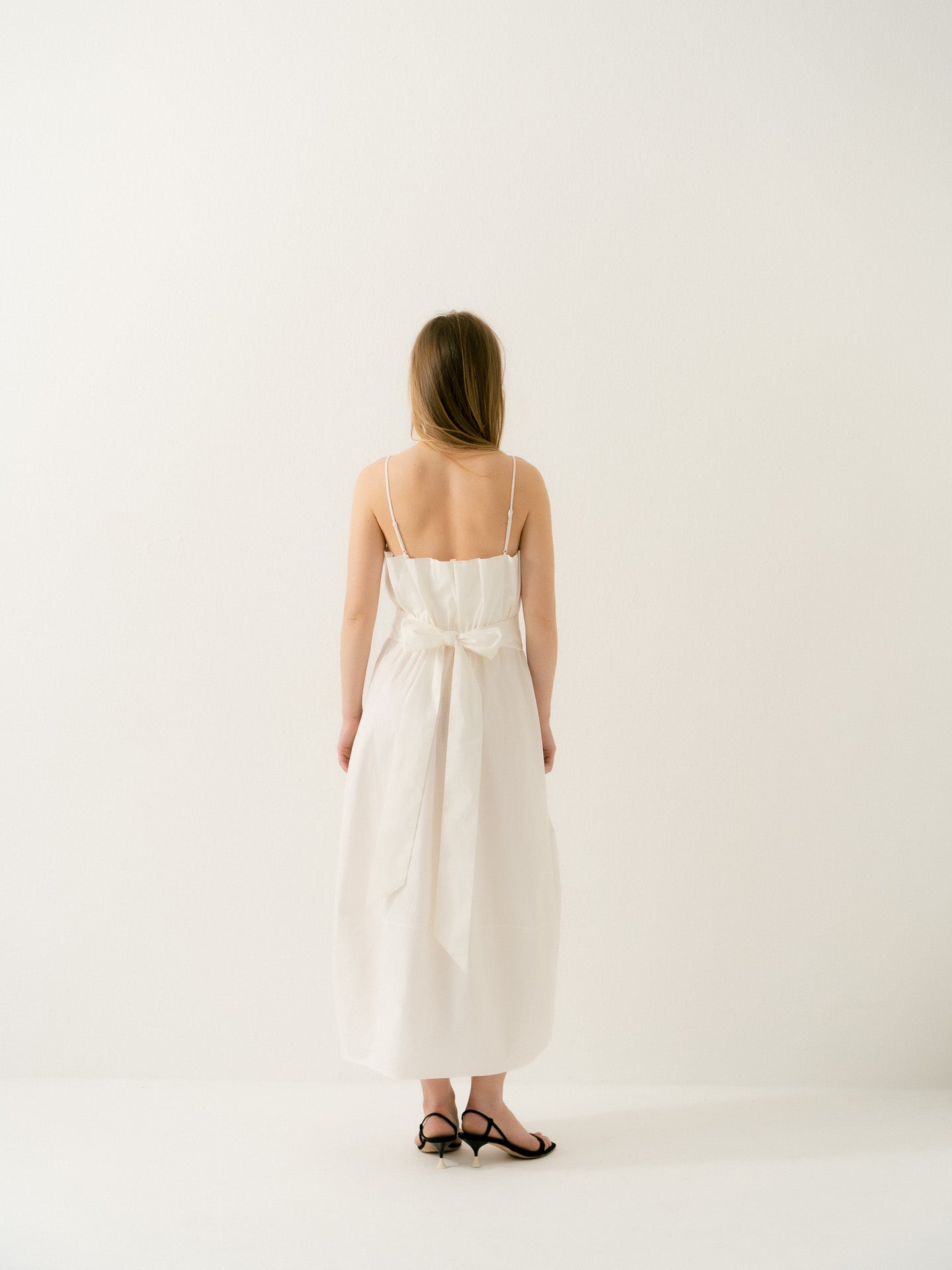 Dress Harmony with belt White