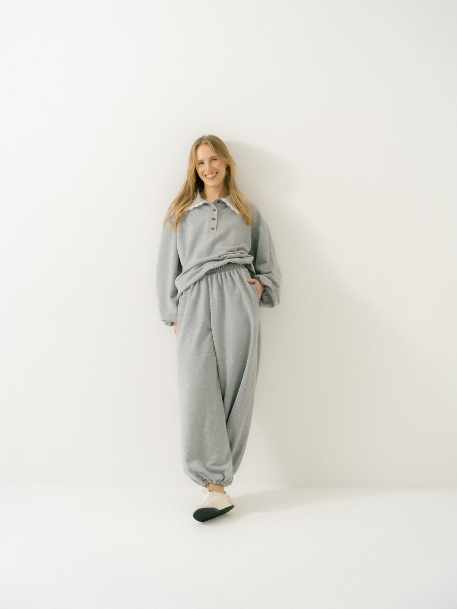Trousers Basic Grey