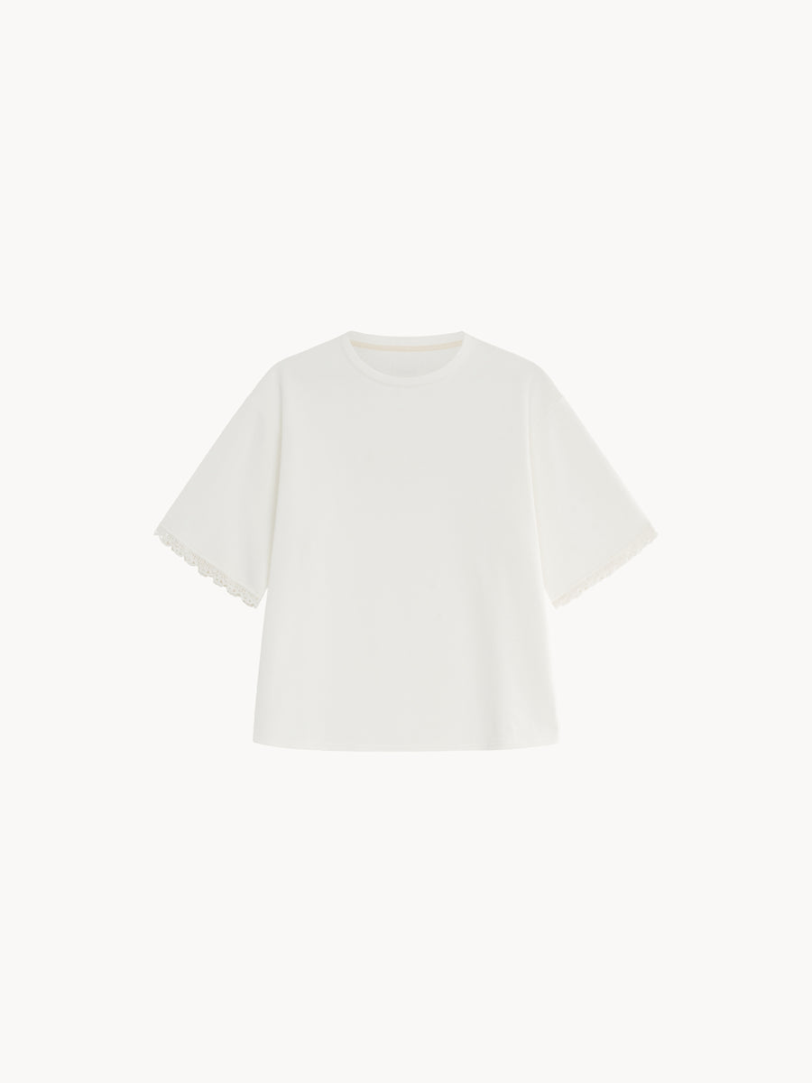 Футболка з мереживом Simple - Long