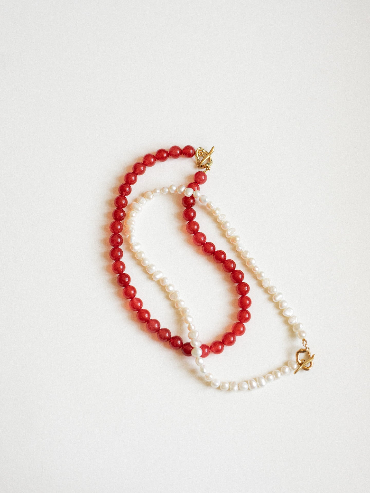 Pearls Necklace - Gold Plated