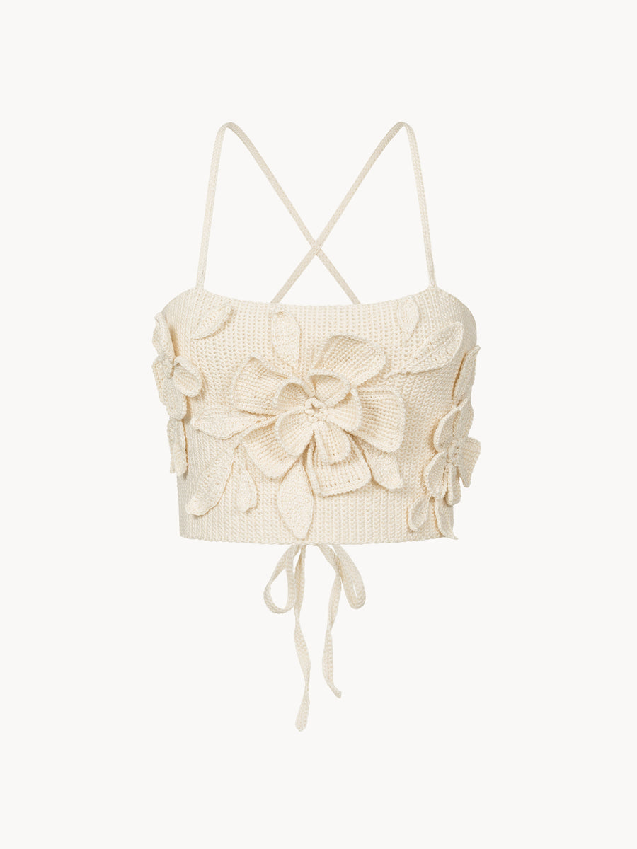 Handmade top - Flowers