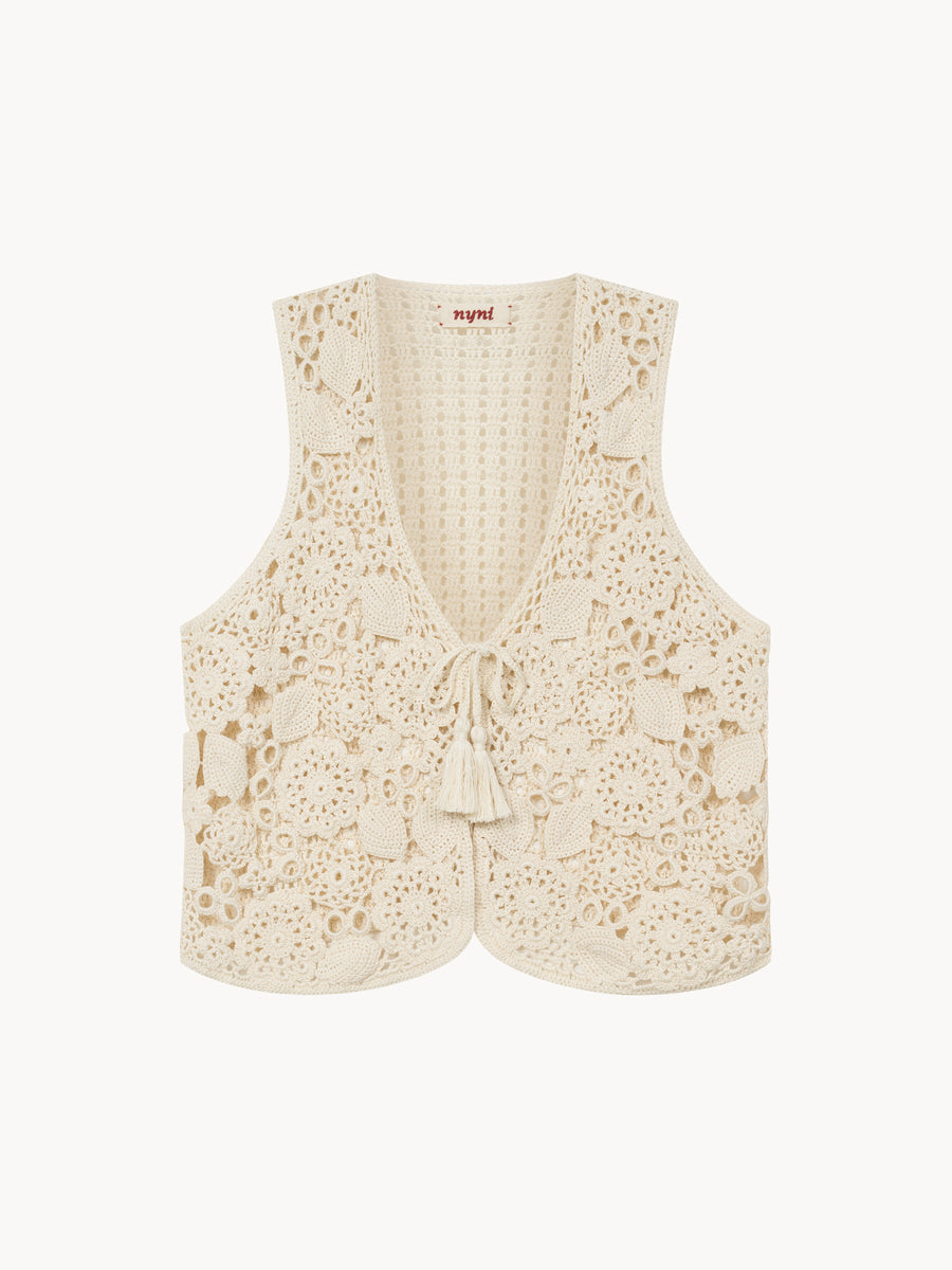 Handmade vest - Flowers