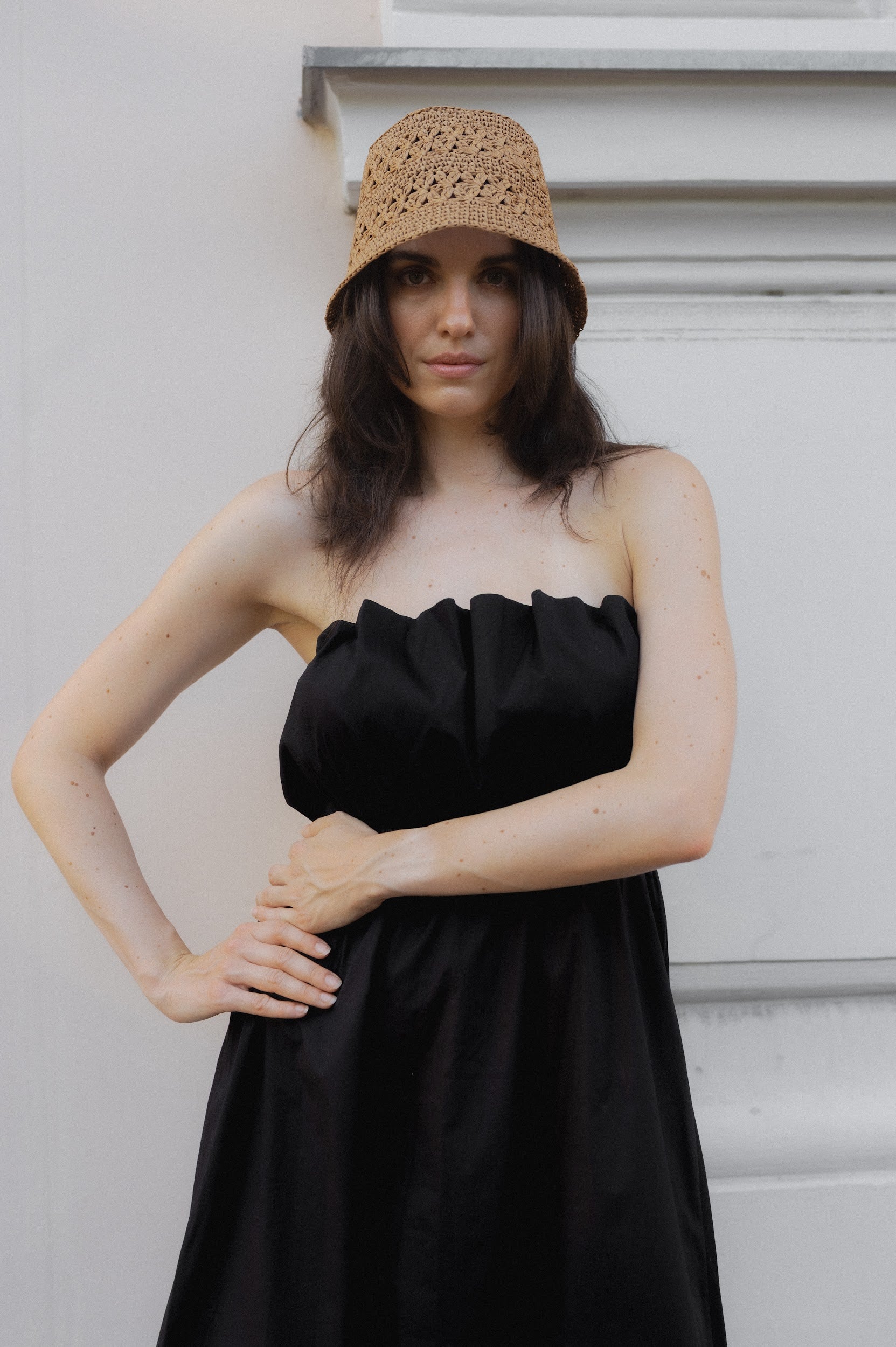 Raffia hat