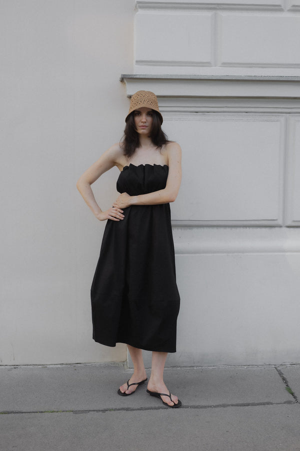 Сукня Harmony Black зі зйомним бантом