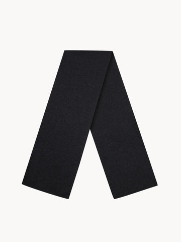 Basic scarf with cashmere Dark Grey