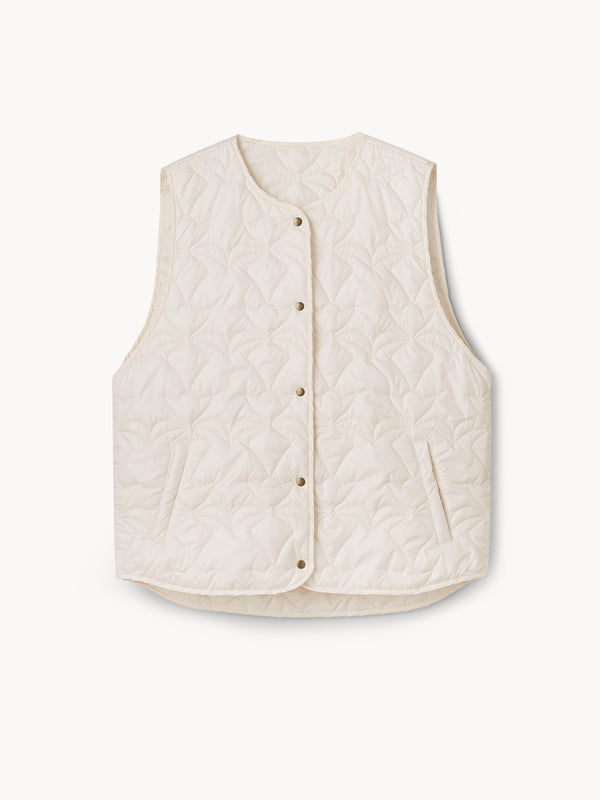 Puffer vest Milk