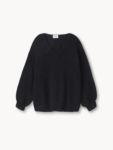 Пуловер Cloud Black – ручне вʼязання