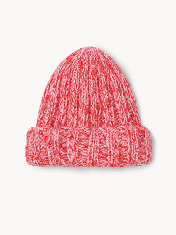Шапка Color — Pink/Red – ручне вʼязання