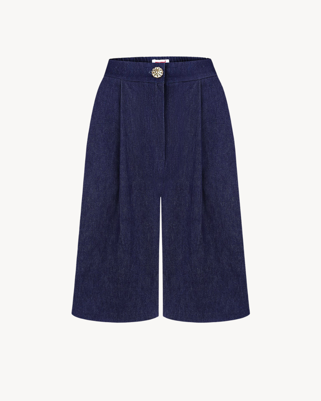 Denim bermuda shorts