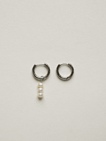 Earrings Feelings – Silver with pearls