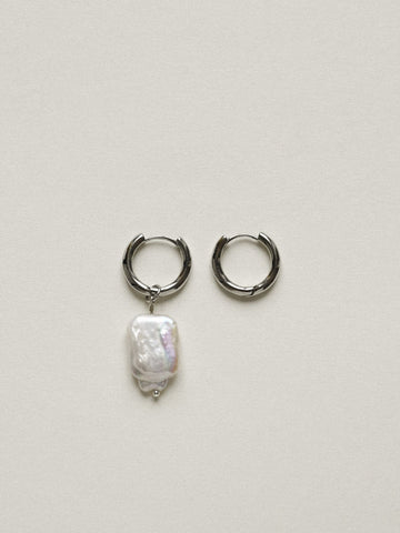 Earrings Feelings – Silver with wild pearls