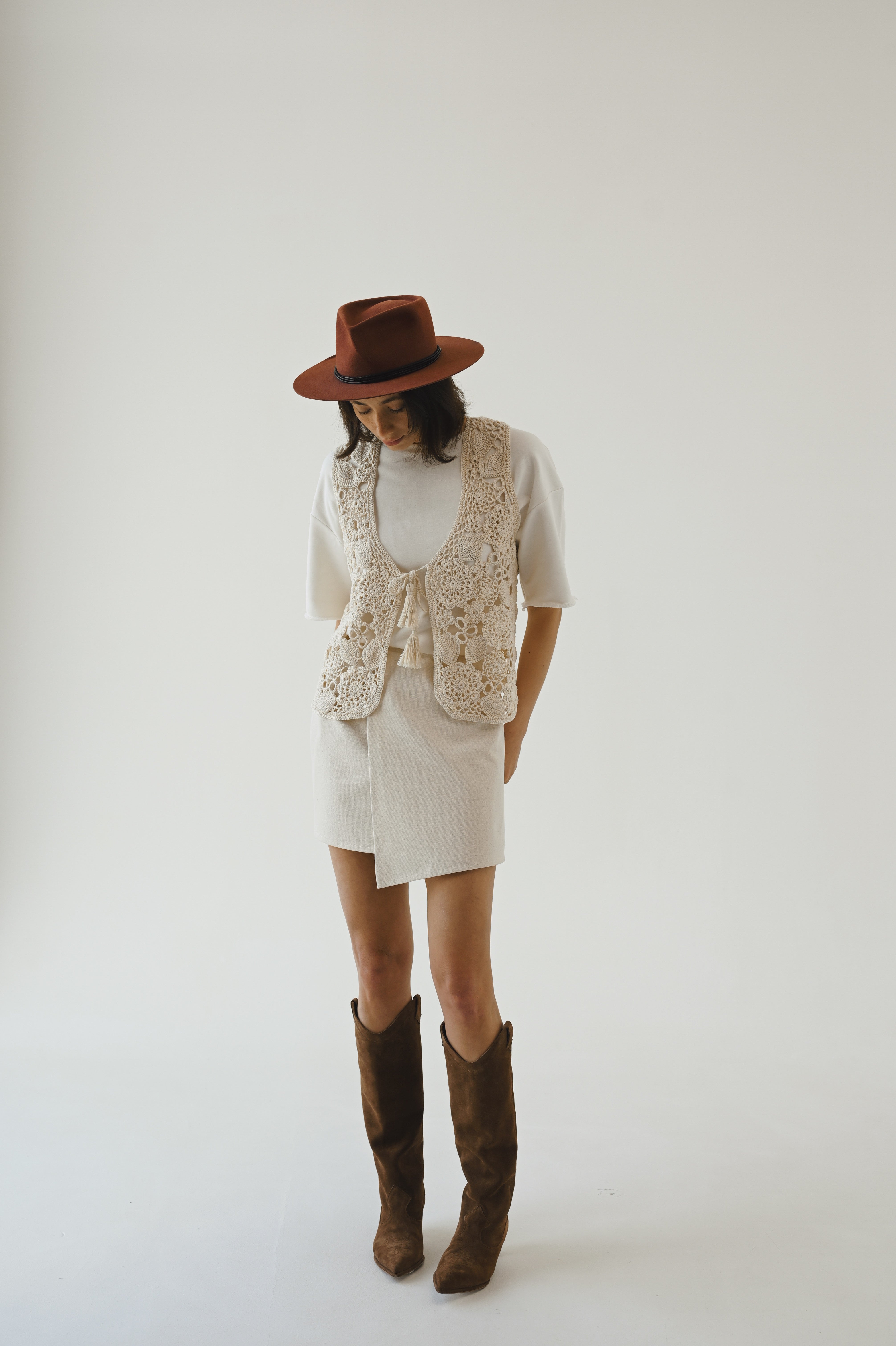 Handmade vest - Flowers