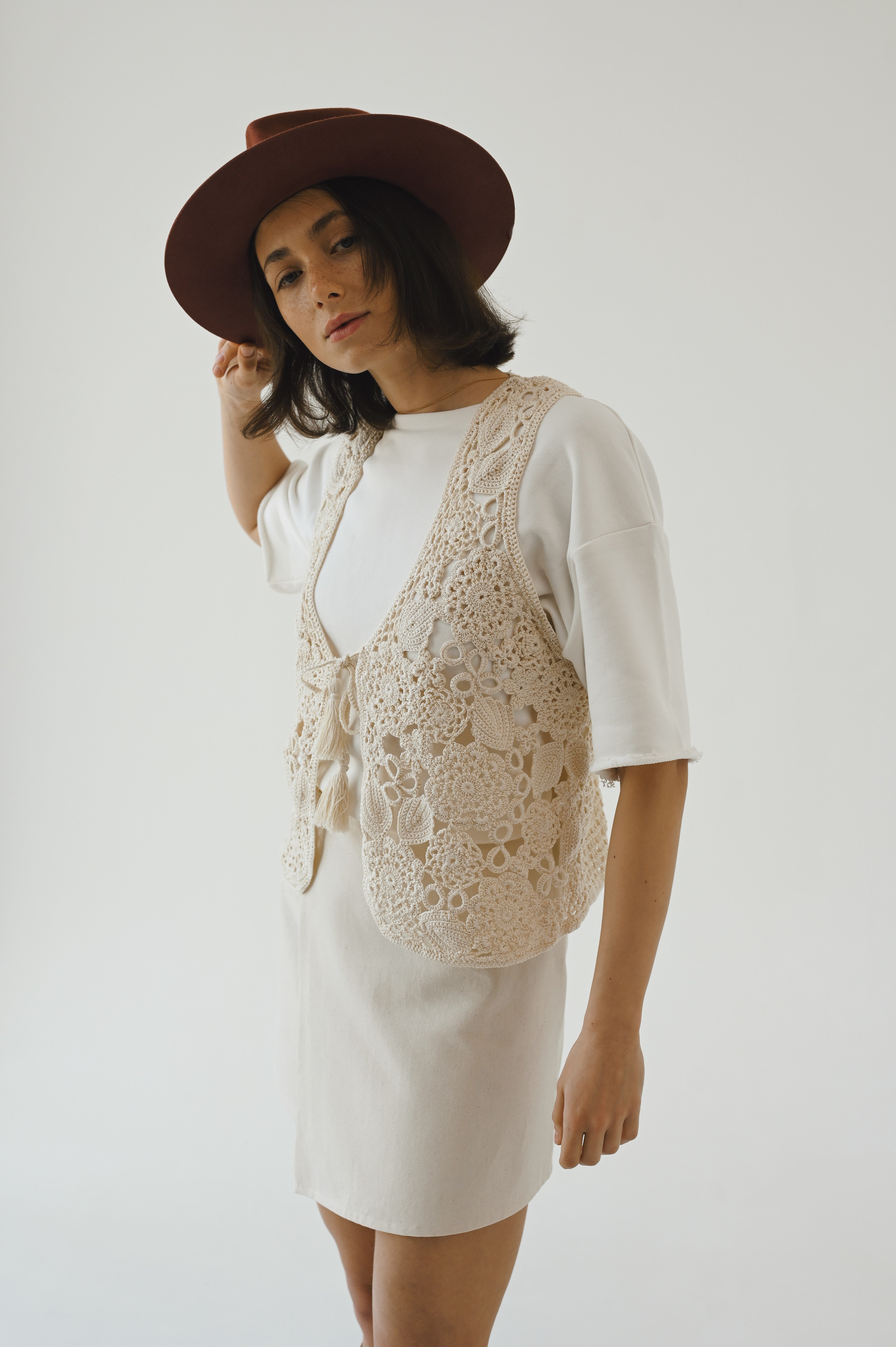 Handmade vest - Flowers