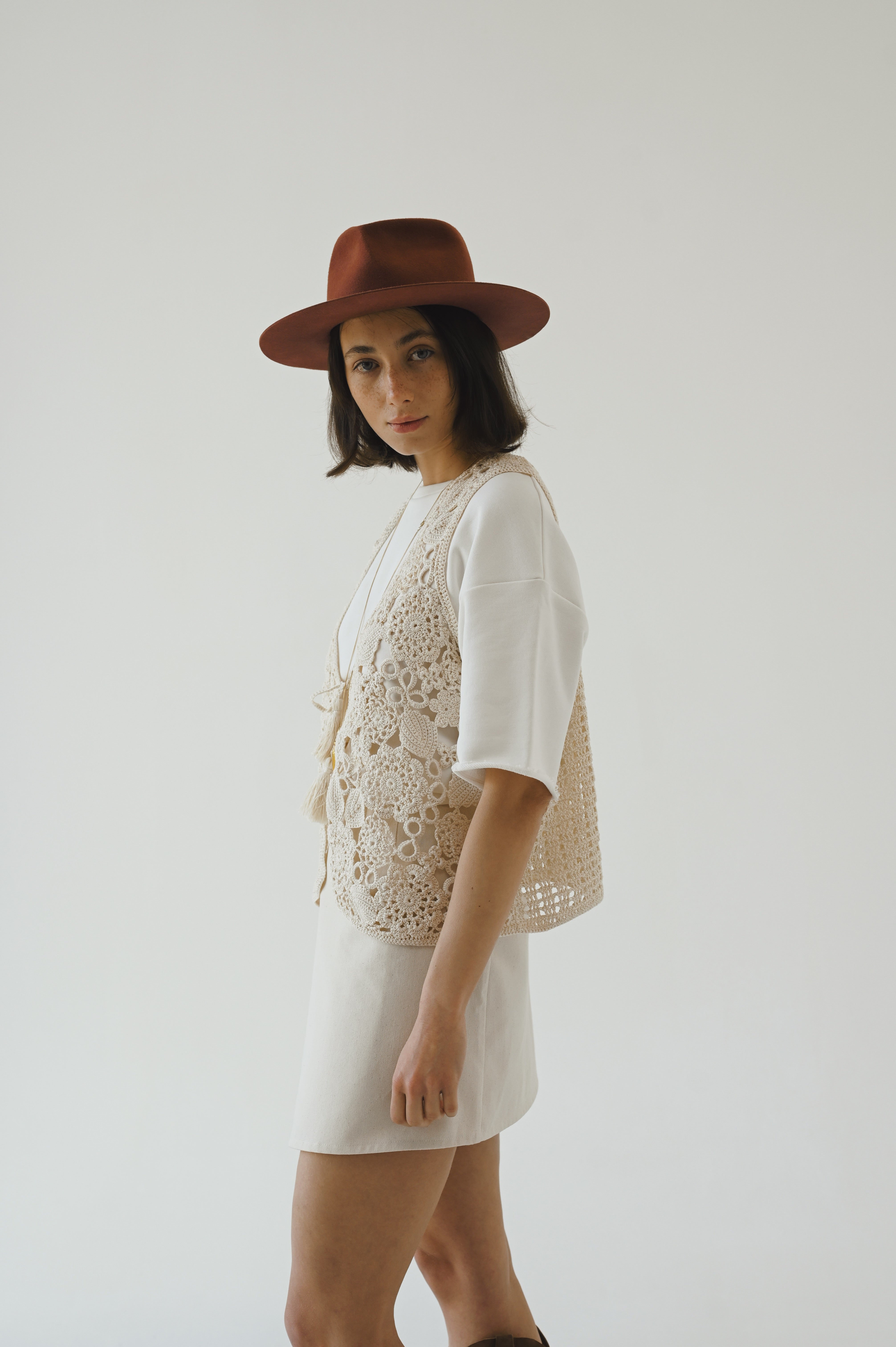 Handmade vest - Flowers