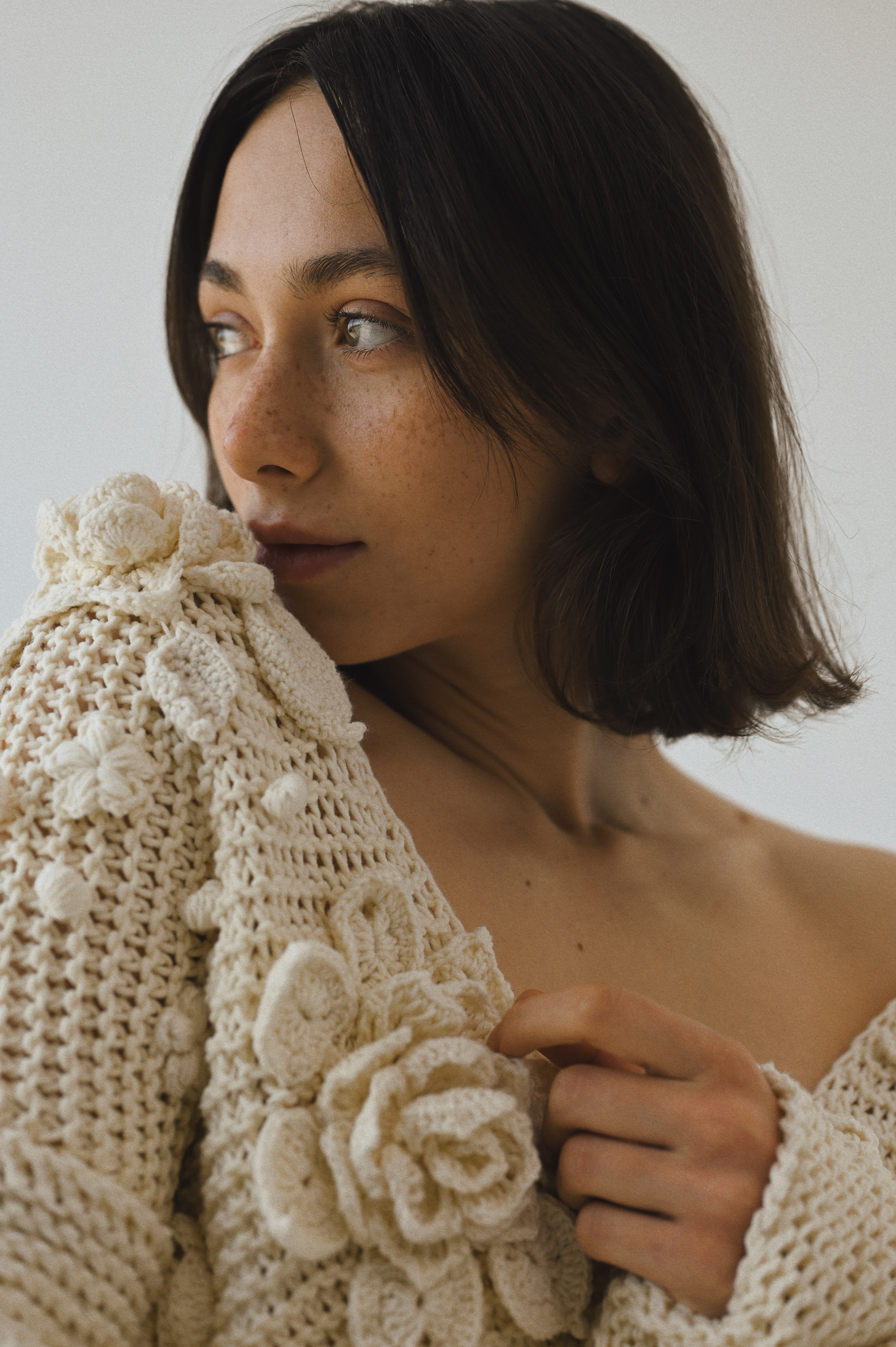 Handmade cardigan - Flowers