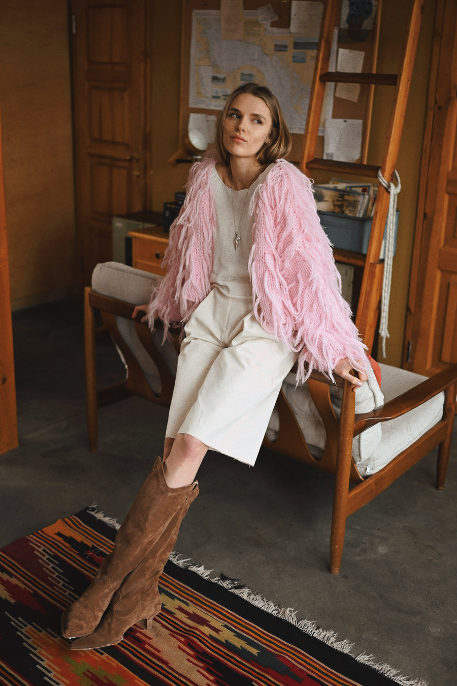 Gunia Cardigan – Pink