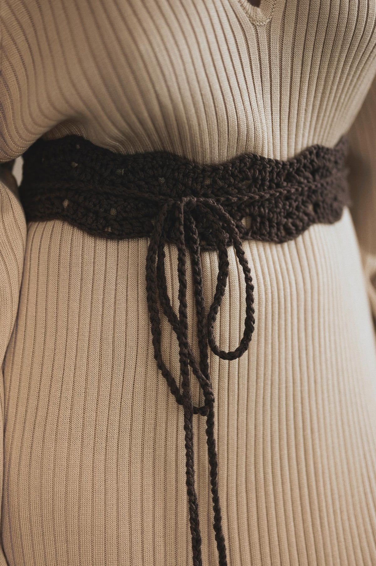 Handmade belt Krayka Brown