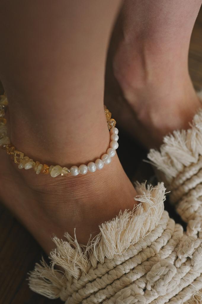 Handmade foot bracelet - Feelings
