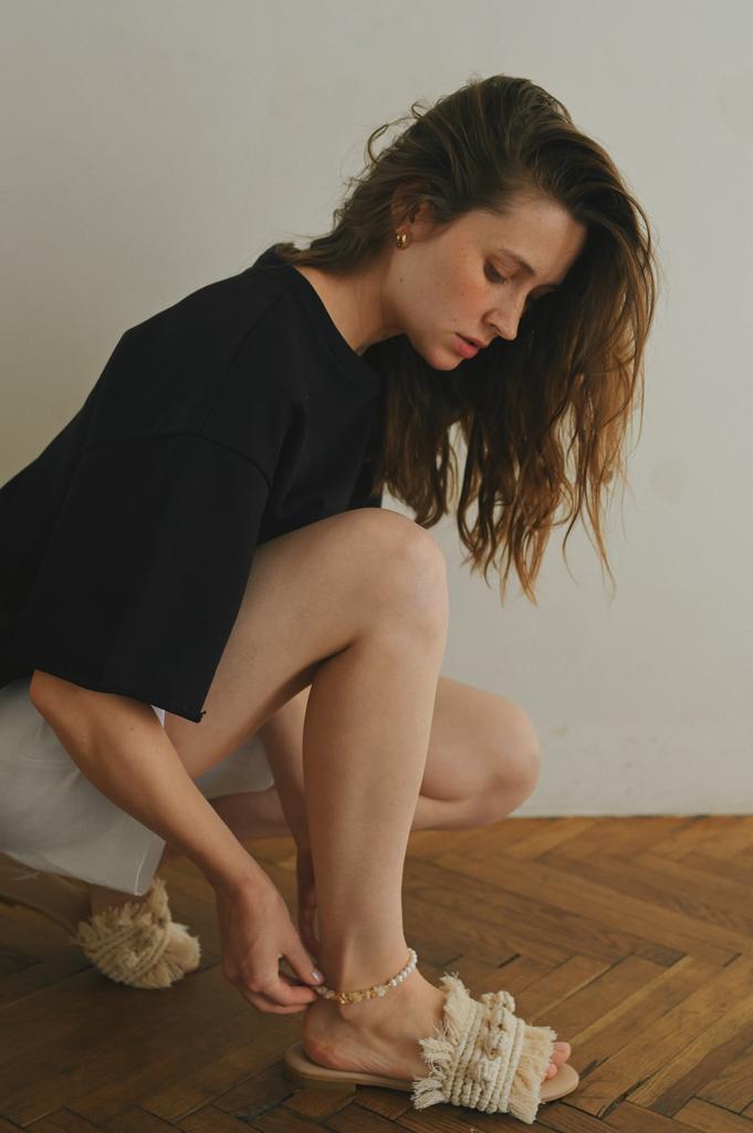 Handmade foot bracelet - Feelings