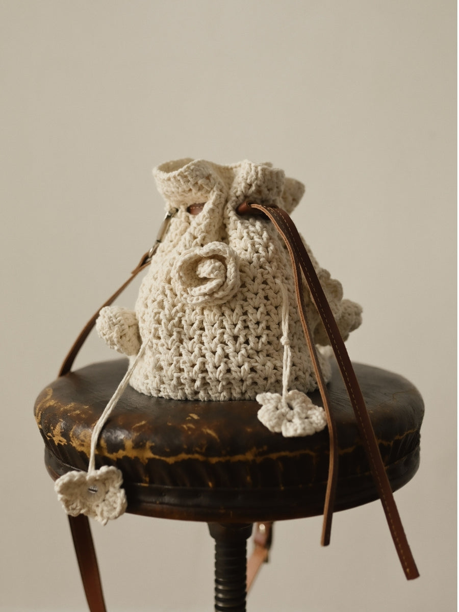 Handmade Bag with Flowers