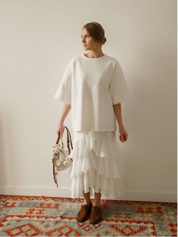 Skirt Waves with ruffles