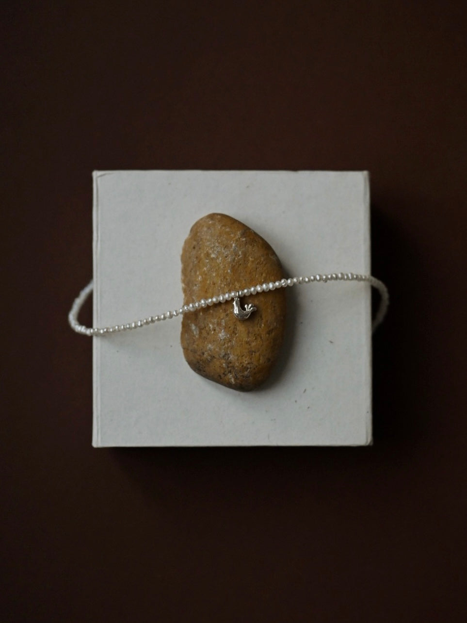 Choker with river pearls Ptashka